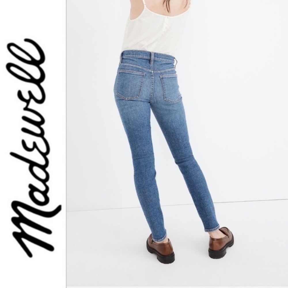 Madewell 9" Mid-Rise Skinny Jeans in  Heathfield Wash
